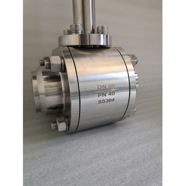 DN50 Ball Cryogenic Pneumatic Valve Low Temperature