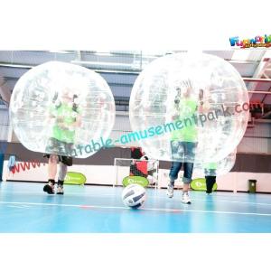 Transparent Human Inflatable Zorb Ball / Inflatable Bubble Soccer Ball For