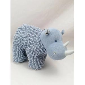 Custom Soft Stuffed Emulation Animal Cute Blue Hippopotamus Plush Toys For Child