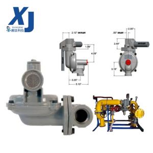 Natural Gas Pressure Control Valve Itron B42 B42R Regulator 125 Psi Inlet Gas