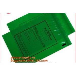 3-wall Biohazard Specimen Bags, Laboratory Specimen Transport Bags, Two Pocket