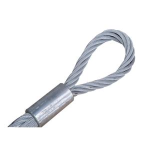 Double Weaving Cable Pulling Grips , Stringing Conductor Wire Pulling Grips