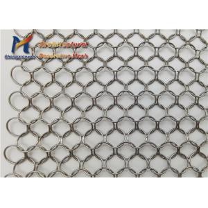 Mall Ring Mesh Curtain Divider 20mm Decorative Metal Mesh Sheets