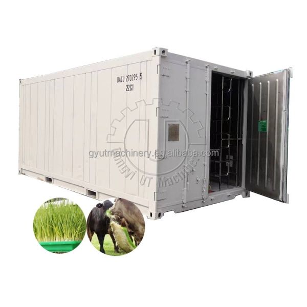 2024 Complete Hydroponic Fodder Container Grow System Perfect for Country