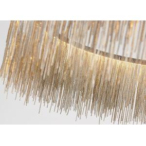 60W Creative Tassel Chain D50cm Cord Length 100cm Modern Pendant Light