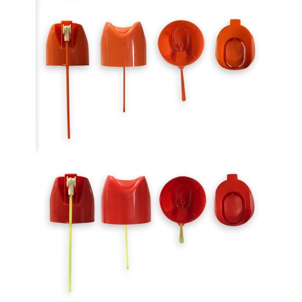 65mm Neck Aerosol Spray Caps With Extension Tube For Insecticide Spray Tinplate Cans