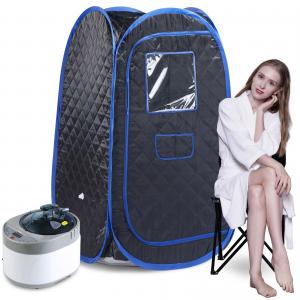 China Waterproof Cloth One Person Sauna Tent Portable Steam Sauna With 1500W Power on sale