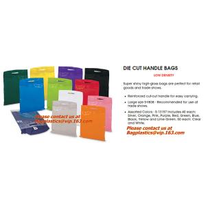 Soft loop handle 100% biodegradable plastic bags plastic bag biodegradable,