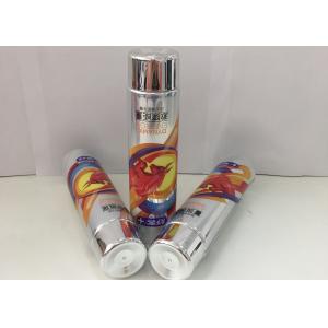 Cheap Squeezable Coating AL Laminated Toothpaste Containers With Metallic Round Cap for sale