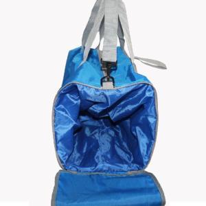 Polyester Foldable Duffel Bag With Independent Shoe Compartment