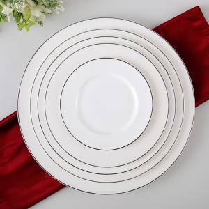 ISO9001 Aristocratic Salad Deep 11.5" 33.5x2cm Bone China Platter