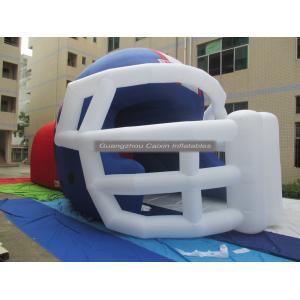 Cheap customized printed inflatable football helmet tunnel,inflatable entrance tunnel for sale