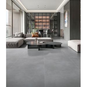 Large Format Cement Look Floor Tiles Porcelain Matte Dark Structure 60*120cm