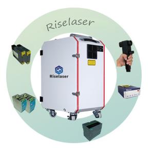 China Industrial High Accuracy Pulse Fiber Laser Cleaner Paint Oil Metal Rust Removal on sale