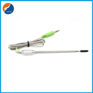 IP67 Waterproof Grill Temperature Sensor With Braided Cable