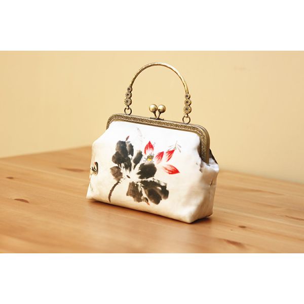 Original coin purse with clasp "Edgar Koolcat, Sphynx cat". Illustration, design