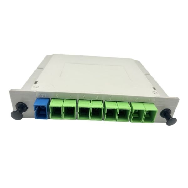 1x8 Fiber Splitter PLC Box 1 8 SC/APC Programmable Controller FTTH 1x8 Box PLC