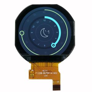 Cheap Small Circular LCD Display , Round LCD Module Spi MCU Interface 1.22 Inch for sale