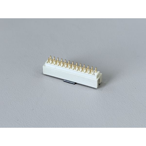 2.00mm Pitch 2×13 Pin Header Connector, Dual-Row PCB Through-Hole Connector, Gold-Flash Plated G/F, Nickel-Plated Terminals, Electrical Signal & Power