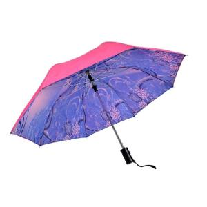 Auto Open Custom Logo Golf Umbrellas , Folding Golf Umbrella Windproof Steel