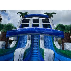 Big Kid Inflatable Water Slides Outdoor Game PVC Giant Double Water Slide