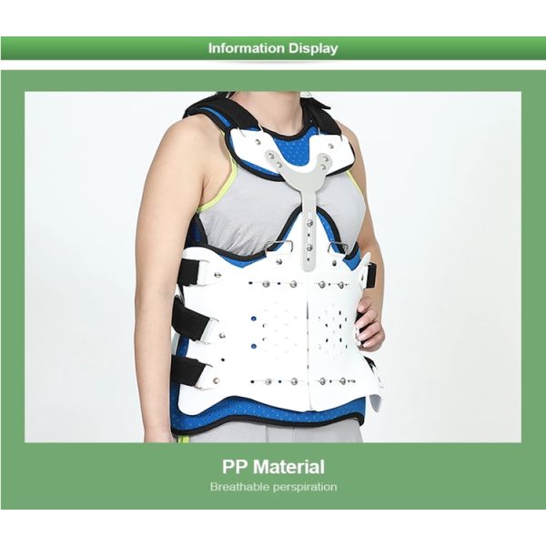Thoracolumbar Sacral Orthosis Support , Rehabilitation Medical Lumbar And Waist Support Brace