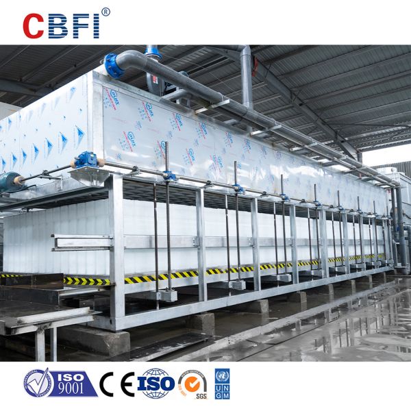 Quality Capacity Direct Cooling Ice Block Machine With PLC Controller wholesale