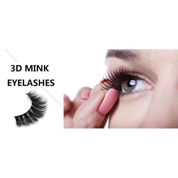 Super Soft Clear Band False Eyelashes High Durability 0.1 - 0.12mm Thickness