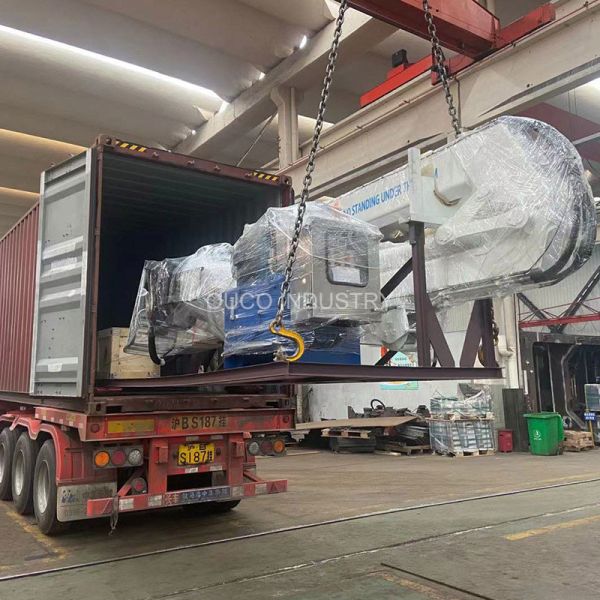 Steel 0.99t 10m Boat Deck Crane Hydraulic Knuckle Ship Boom Ccs Approved