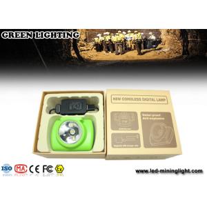 Oled Display All In One Cree Led Cap Lamp , Super Bright Coal Mining Lights With