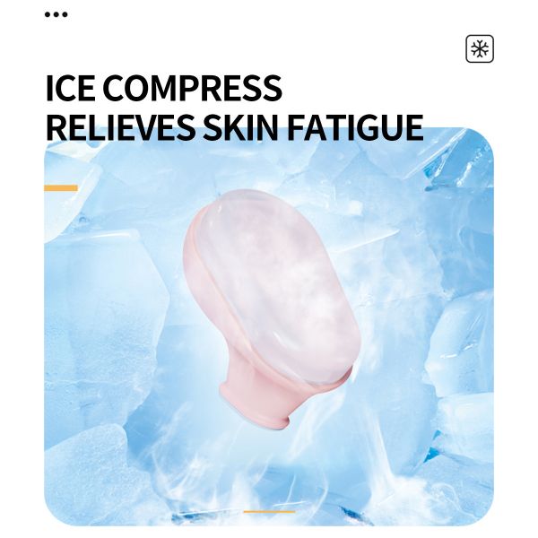 Silicone Ice Facial Cleaning Brush Ice Roller For Face And Eye , Silicone Ice Cube Mold For Face Beauty