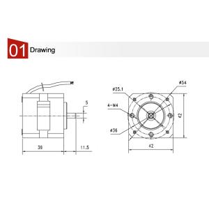 Brushless DC motor For Power Drill