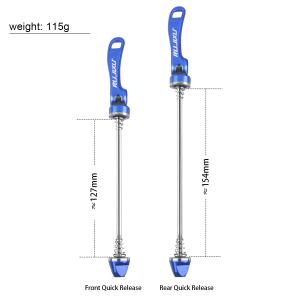 Aluminum Alloy Bicycle Quick Release Lever 4 Color Easy Installtion Long Lasting