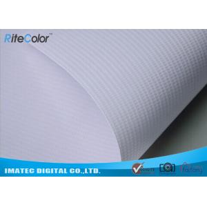 Glossy Solvent Frontlit PVC Flex Banner Material Canvas For Outdoor Light Boxes