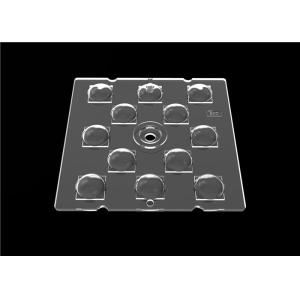 Silicone Gasket LED Focusing Lens , 12 In 1 Wide Angle LED Lens For City