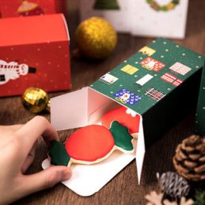 Christmas Custom Empty Candy Advent Calendar Packaging Cuboid Surprise Gift