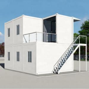 DIY Two Stoery Container House Light Steel Building Mobile Container House