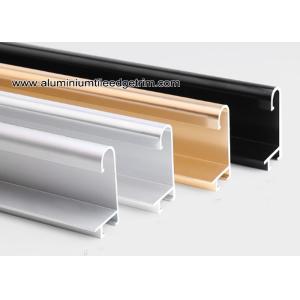Customed Stylish Aluminium Picture Frame Mouldings With Round Face
