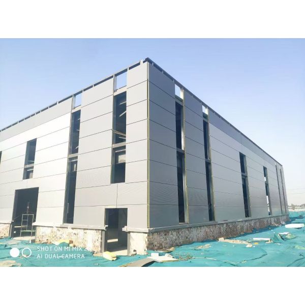 Quality Durable Steel Structure Warehouse with Sa 2.5 Shot Blasting Level and European S235/S355 Material Grade Featuring Steel Color Sheet Roof wholesale