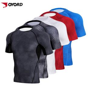 Men Custom Rash Guard Easy Cleaning Unique Design Logo Imprintable