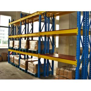 Blue / Orange Multi Level Heavy Duty Pallet Racking With Cold Rolling Steel