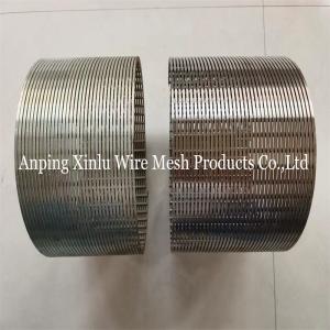 FOTI Flow type Wedge / V Wire wrapped johsnon screen pipe with 6" 8" 10"