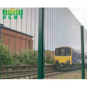 358 Anti Climb Fence Galvanized Curved High Security