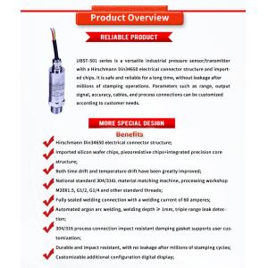 High- UNIVO UBST-503Y Hirschmann 24V 5VDC Liquid Level Transmitter for Pressure