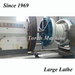 Large Horizontal CNC Lathe Stable Performance For Turning Shaft Parts