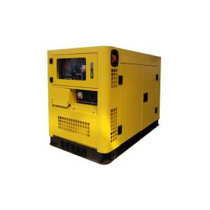 Rated Power 10kva Red Color Small Diesel Engine Generator Low Fuel Consumption