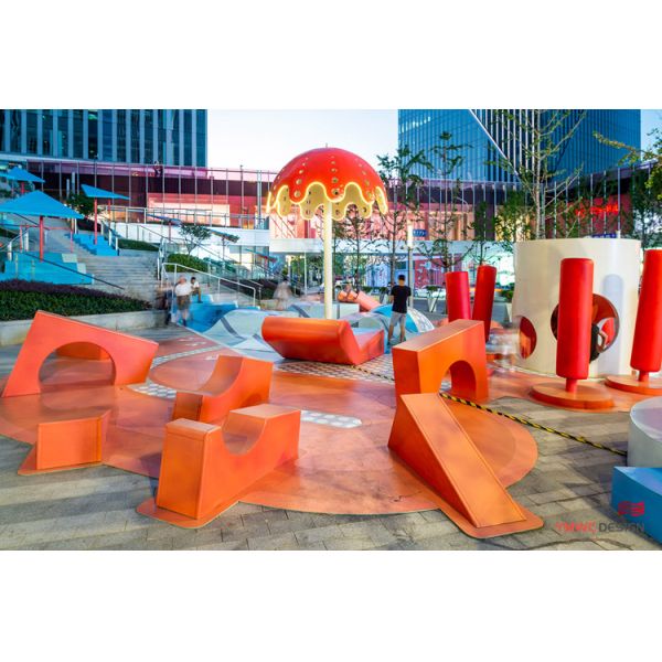 Customized Die Cutting Printing Children's Playground Equipment for Animal Theme Parks