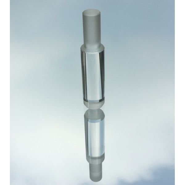 Semi Cylindrical K9 Optical Glass Light Guide Rod Shaped Customization