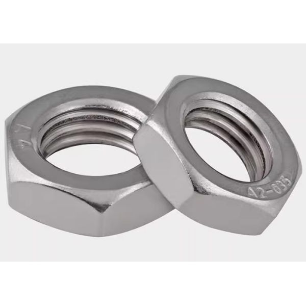 Super Duplex Stainless Steel Hex Metal Nut HEXAGON THIN Metal NUT 2507 2205 2507