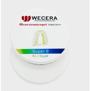 Cheap 8-Layer Multicolor Zirconia Blank Amann Girrbach Compatible for sale